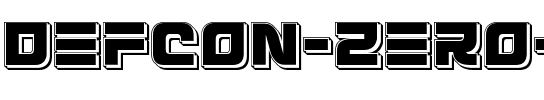Defcon Zero Punch Regular.ttf