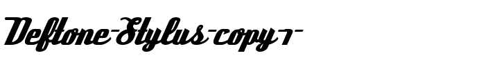 Deftone Stylus Regular.ttf