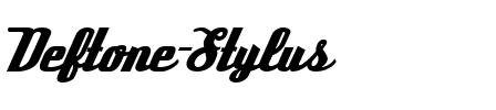 Deftone Stylus Regular.ttf