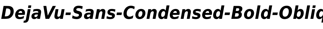 DejaVu Sans Condensed Bold Oblique.ttf