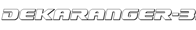 Dekaranger 3D Italic Italic.ttf