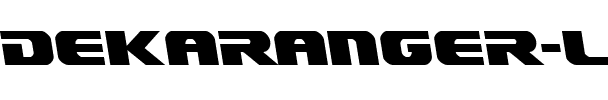 Dekaranger Leftalic Italic.ttf