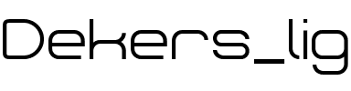 Dekers Dekers_light.ttf