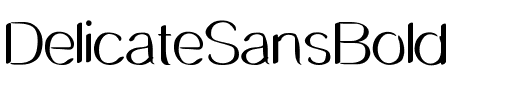 DelicateSansBold Bold.ttf