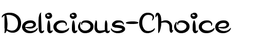 Delicious Choice Normal.ttf