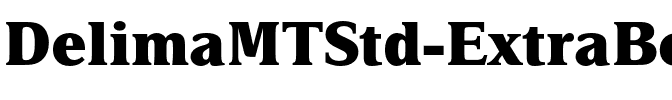 Delima MT Std Extra Bold Regular.otf