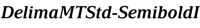 Delima MT Std Semibold Italic.otf
