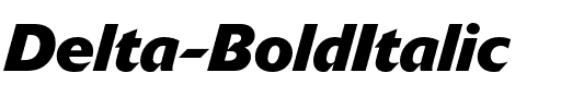 Delta Jaeger Bold Italic.otf