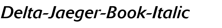 Delta Jaeger Italic.ttf