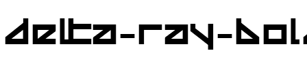 Delta Ray Bold Bold.ttf