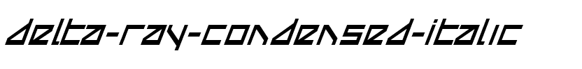Delta Ray Condensed Italic Condensed Italic.ttf