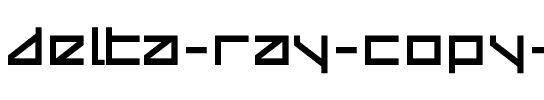 Delta Ray Regular.ttf