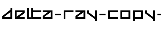 Delta Ray Regular.ttf