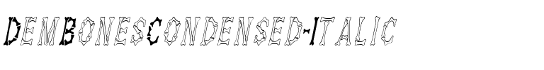 DemBonesCondensed Italic.ttf