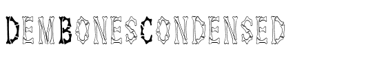 DemBonesCondensed Regular.ttf