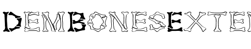 DemBonesExtended Regular.ttf