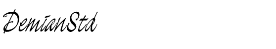Demian Std Regular.otf
