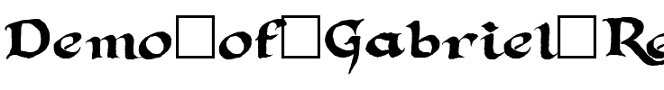 Gabriel Regular Demo lar.ttf
