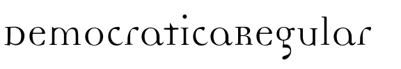 DemocraticaRegular Regular.otf