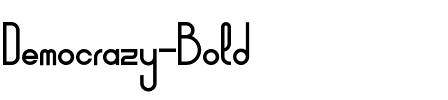 Democrazy Bold Regular.otf
