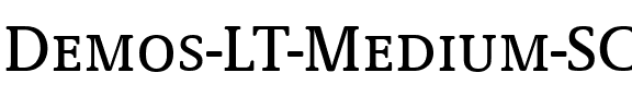 Demos LT MediumSC Regular.ttf