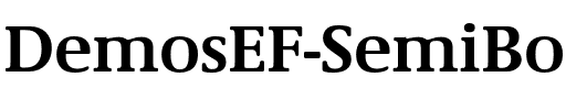 DemosEF SemiBold Regular.otf