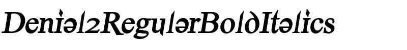 Denial2RegularBoldItalics Regular.ttf