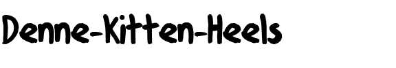 Denne Kitten Heels Normal.ttf