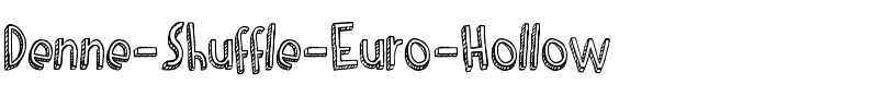 Denne Shuffle Euro Hollow Normal.ttf