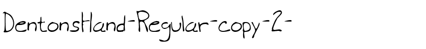 DentonsHand Regular.ttf
