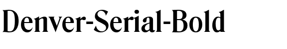 Denver-Serial Bold.ttf