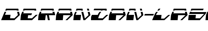 Deranian Laser Italic Italic.ttf