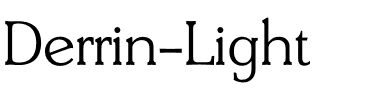 Derrin Light Regular.otf