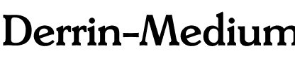 Derrin Medium.otf