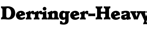 Derringer-Heavy Regular.otf