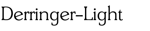 Derringer-Light Regular.otf