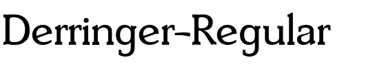 Derringer-Regular Regular.ttf