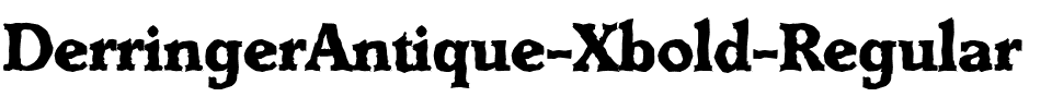 DerringerAntique-Xbold Regular.ttf