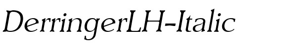DerringerLH Italic.ttf