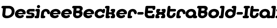DesireeBecker-ExtraBold Italic.ttf