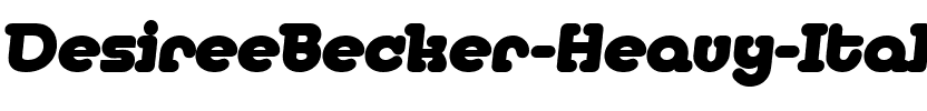 DesireeBecker-Heavy Italic.ttf
