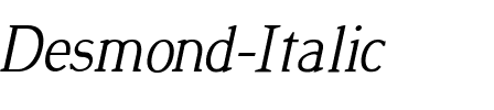 Desmond Medium Italic.ttf