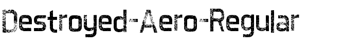 Destroyed Aero Regular.ttf