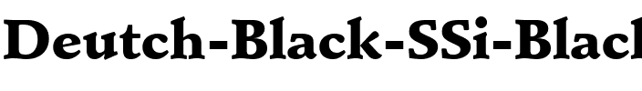 Deutch Black SSi Black.ttf