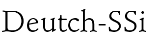 Deutch SSi Regular.ttf