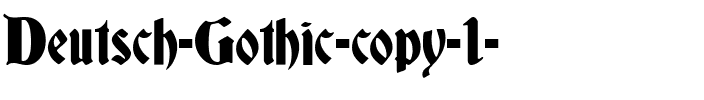 Deutsch Gothic Normal.ttf