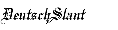 DeutschSlant Normal.ttf