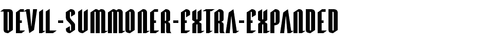 Devil Summoner Extra-Expanded Extra-Expanded.ttf