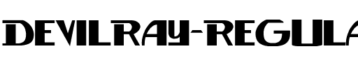 Devil Ray Regular.otf