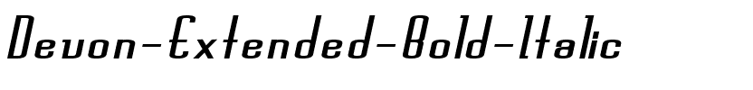 Devon-Extended Bold Italic.ttf